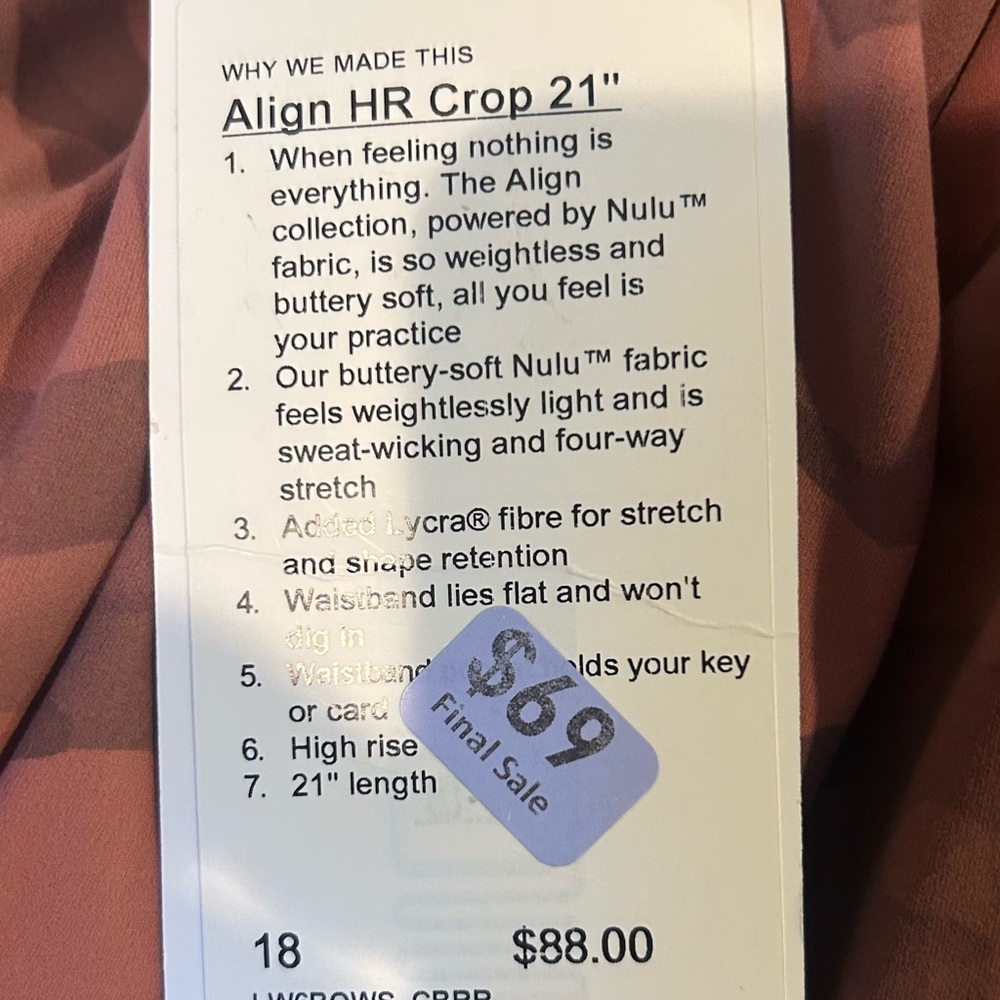 Lululemon cameo plus Leggings - Picture 3 of 3